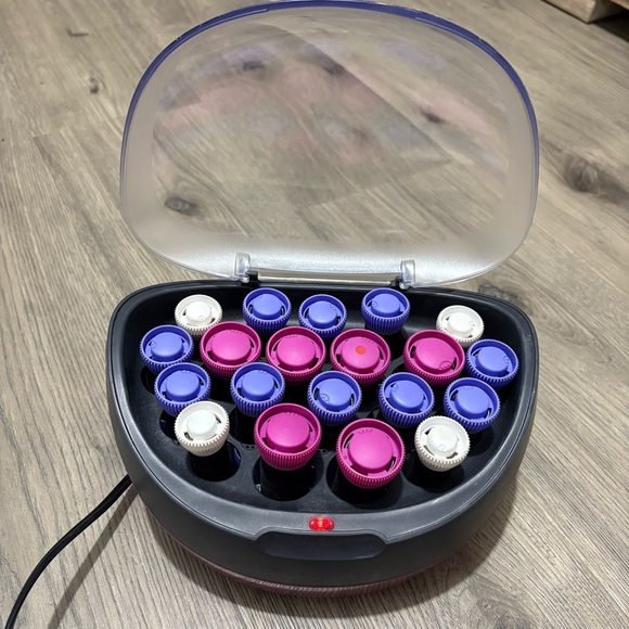 Remington Ionic 20 Hot Rollers Velvet Wax Core H-5600 3 Sizes Never Used Works - Picture 3 of 10